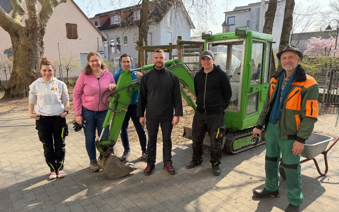 Bagger-Action an der CMS